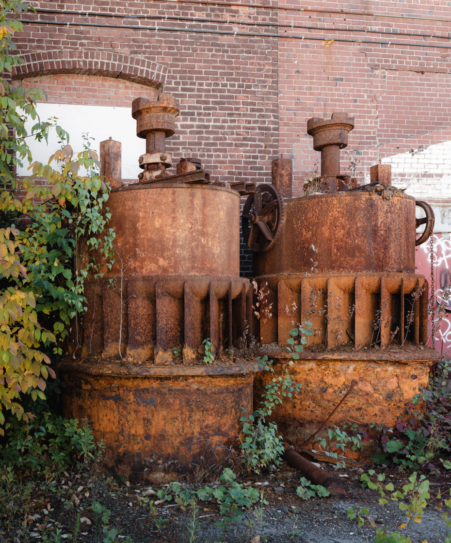 Turbines industrielles de l’ancienne usine CS Brooks, Magog