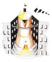 Dessin original  « Rendez-vous à cafétière »