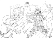 Dessin original  «Architecture vivante »